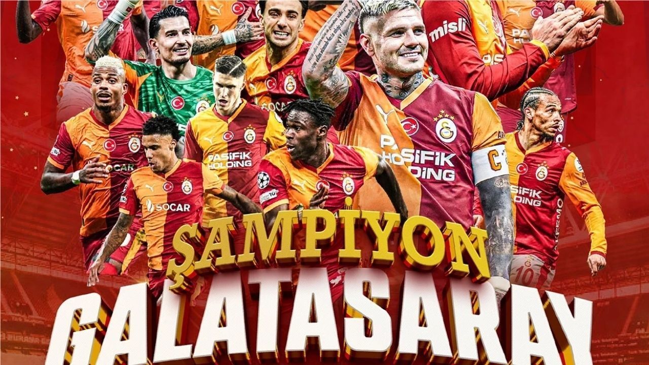 Süper Lig'de 2025-2026 Sezonu Şampiyonu Galatasaray Oldu