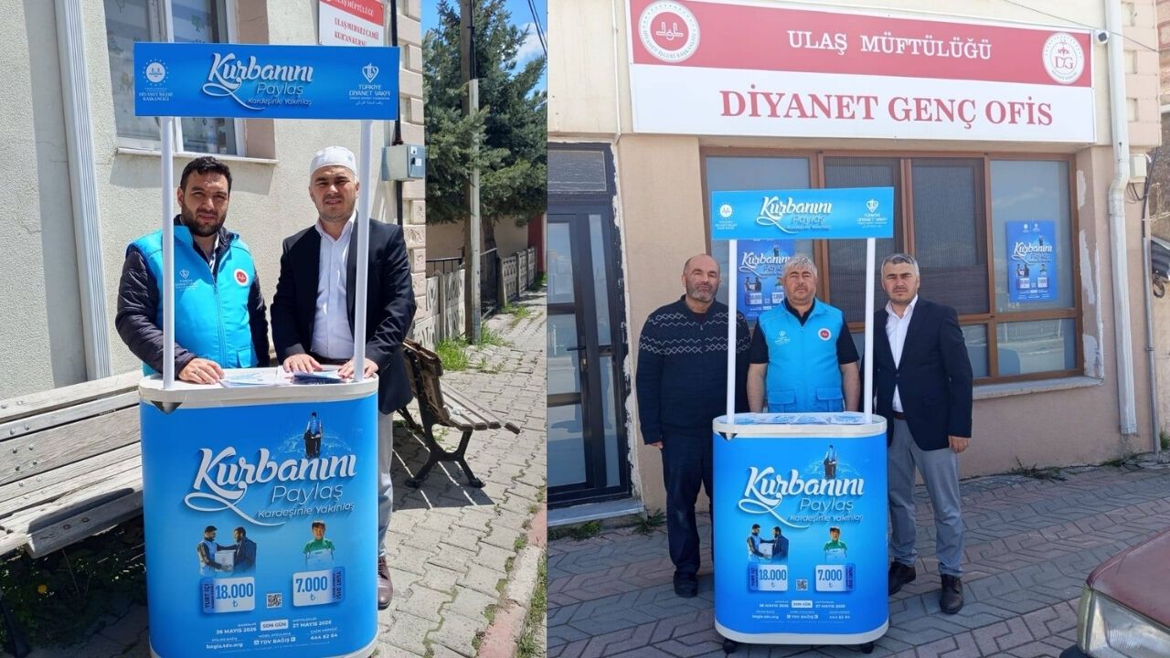 Türkiye Diyanet Vakfı Kurban Bağış Standı Hizmete Açıldı