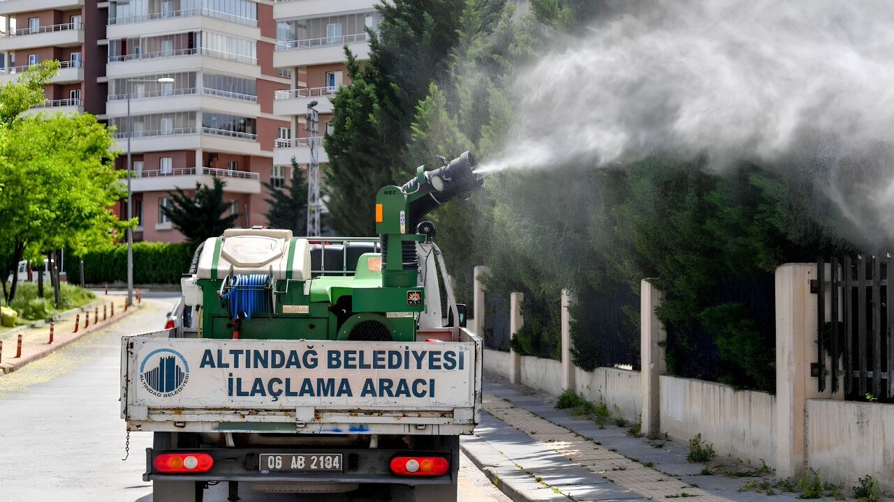 Altındağ'da Haşereye Geçit Yok, 3 Mahallede İlaçlama Seferberliği