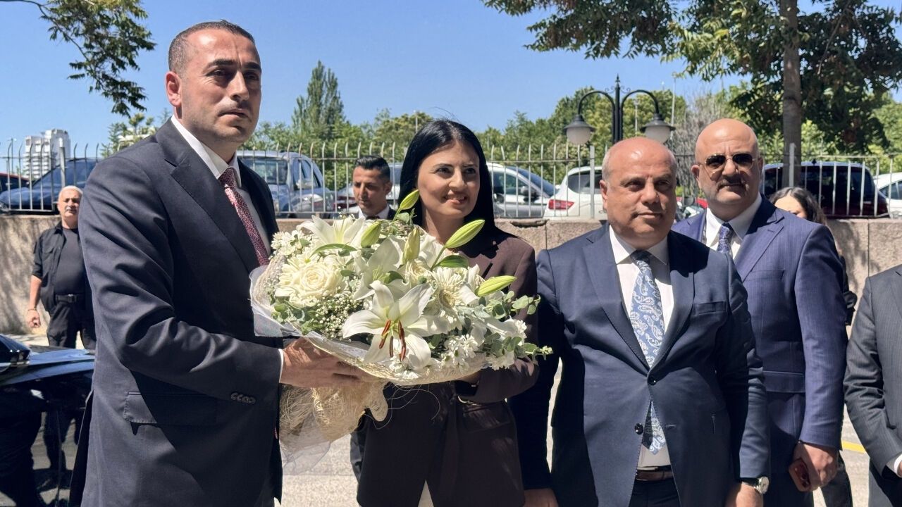 Ankara Cumhuriyet Başsavcısı Aykut Çelik Ankara Adliyesi'nde