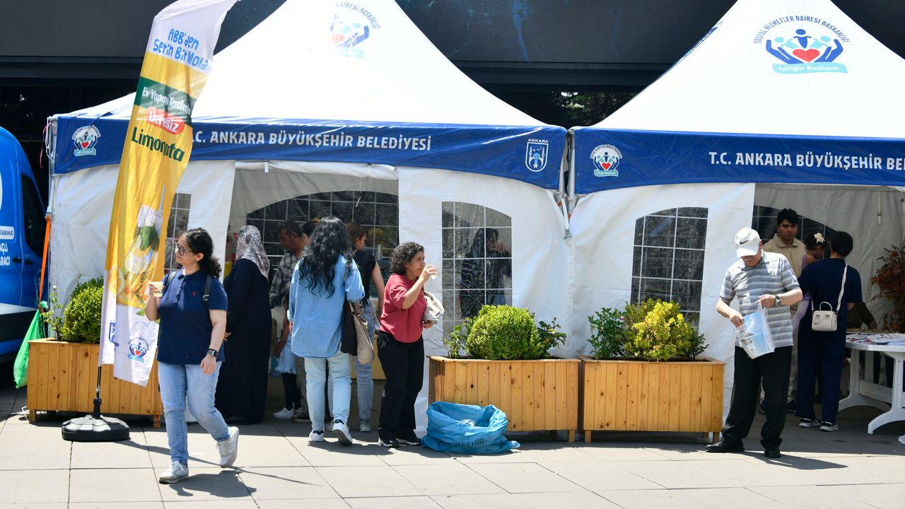 Ankara’da “Serinleme Noktaları” Yeniden Hizmette: Başkentlilere Ücretsiz Limonata