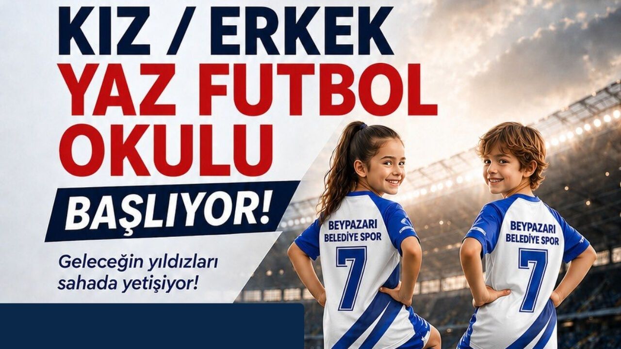 Beypazarı’nda Ücretsiz Yaz Futbol Okulu Kayıtları Başladı