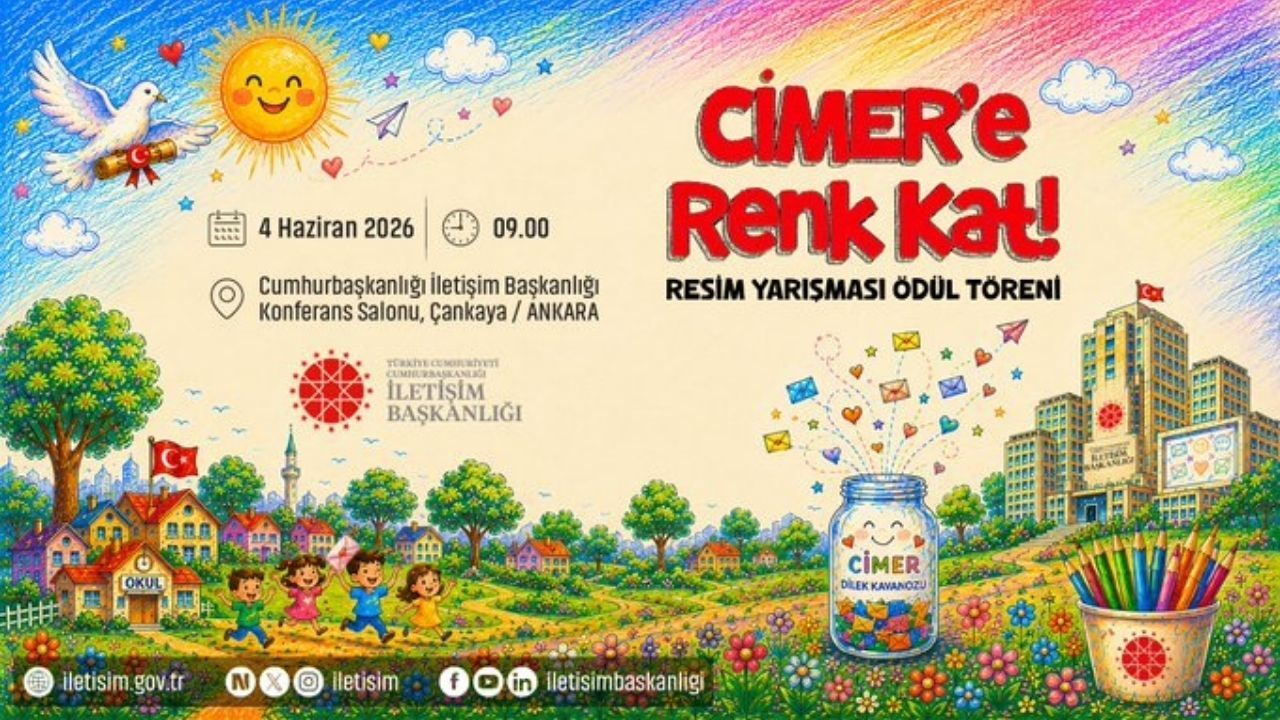 CİMER’e Renk Kat Resim Yarışması Ödül Töreni 4 Haziran’da Yapılacak