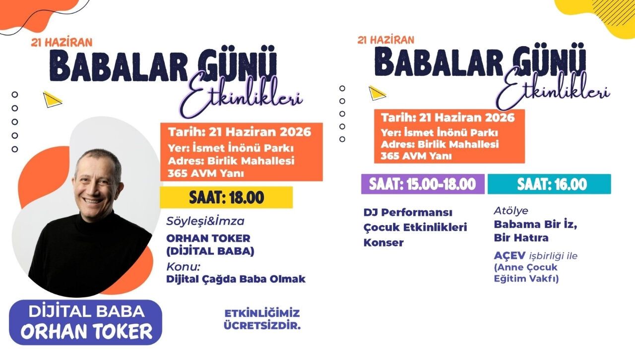 İsmet İnönü Parkı’nda Ücretsiz Babalar Günü Etkinliği