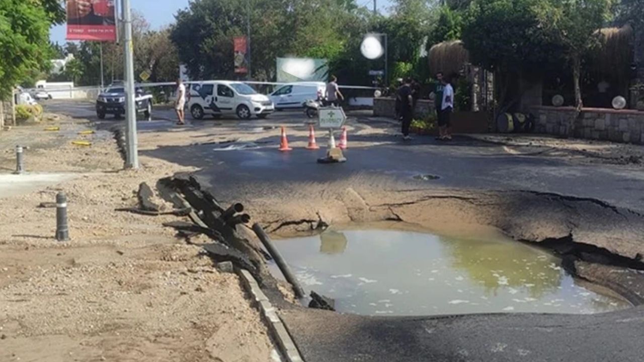 Kahramankazan’da Altyapı Çalışması Sırasında Su Hattı Patladı