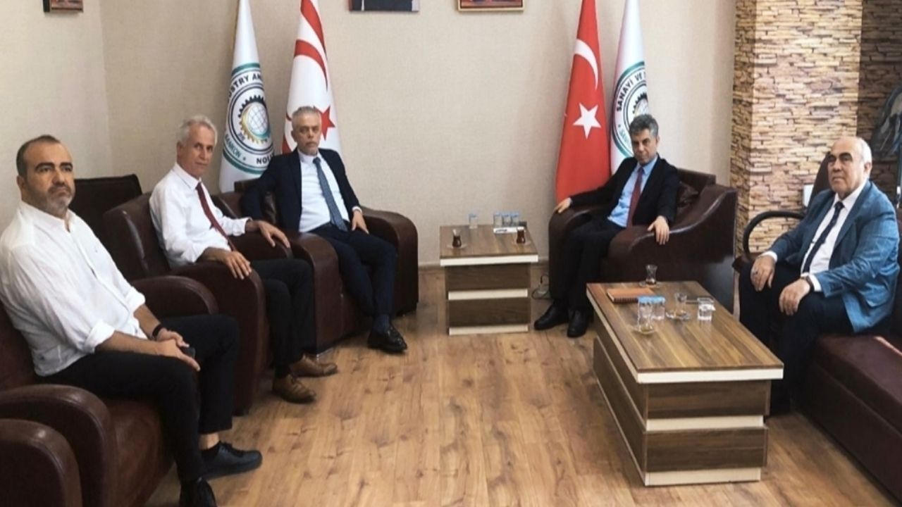 KKTC Ankara Büyükelçisi Korukoğlu, SANKON Yönetimiyle Bir Araya Geldi