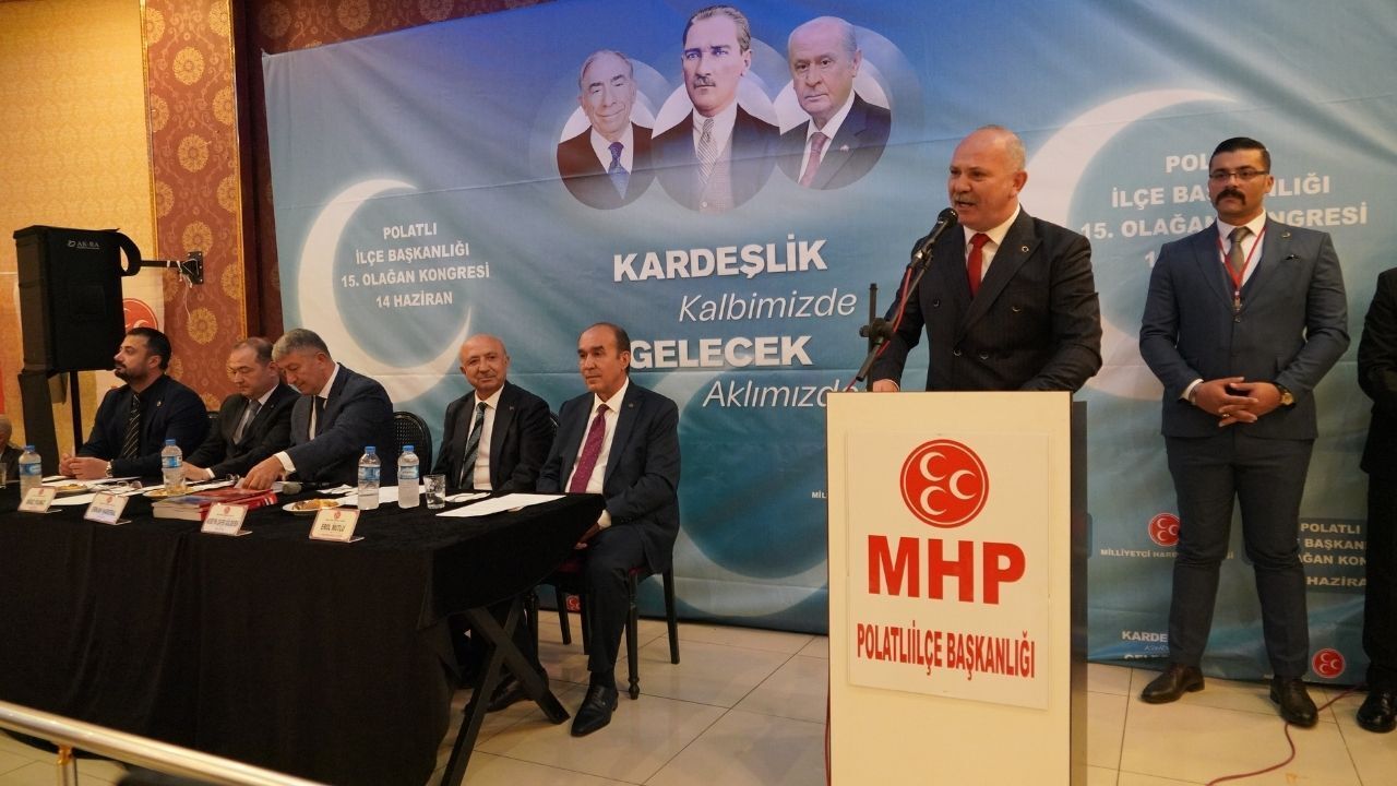 Mehmet Aşçı, MHP Polatlı İlçe Başkanlığına Yeniden Seçildi