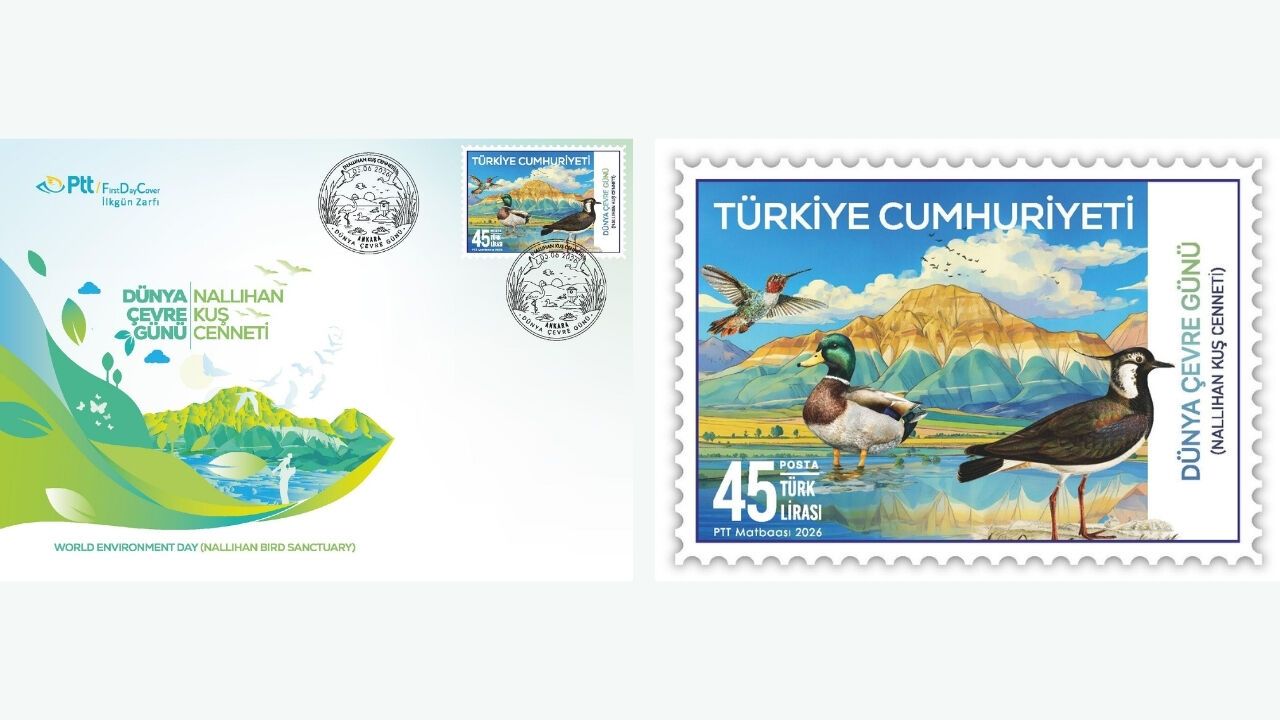PTT’den Dünya Çevre Günü’nde Nallıhan Kuş Cenneti’ne Özel Pul