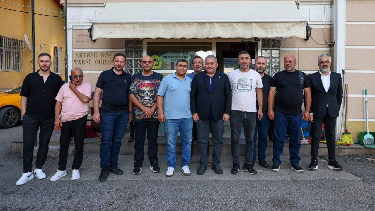 Başkan Özarslan Ulaşım Esnafını Duraklarında Ziyaret Etti