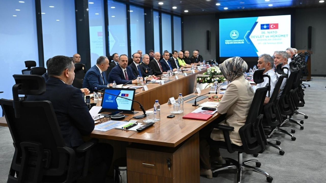 İçişleri Bakanlığı’nda NATO Zirvesi Öncesi Güvenlik Toplantısı
