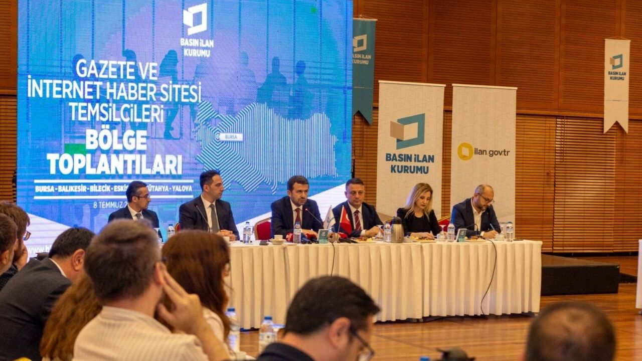 Basın İlan Kurumu Genel Müdürü Çay Bursa'da Basınla Buluştu