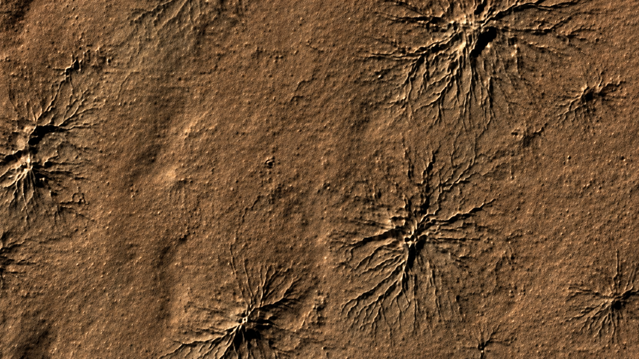 Mars'taki Örümcek Şekillerinin Gizemi Çözüldü