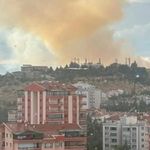 Etimesgut'ta Yer Alan Otluk Bir Alanda Yangın Çıktı