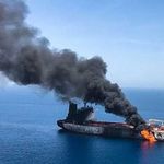 Suudi Arabistan Açıklarında Tankere Mühimmat İsabet Etti