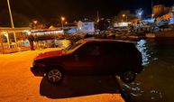 Alkollü Sürücü Denize Uçmaktan Son Anda Kurtuldu