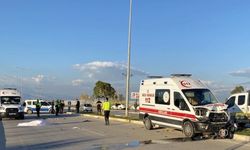 Serik'te Motosiklet Ambulansla Çarpıştı: 1 Ölü