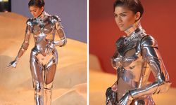 Zendaya, Dune Filminin Galasına Robot Kıyafetiyle Katıldı
