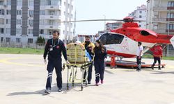 Diyarbakır’da Ambulans Helikopter, Kalp Krizi için Havalandı