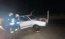Konya Kulu’da Bir Otomobilde Yangın Çıktı