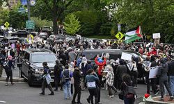 ABD'de Filistin Destekçilerinden Beyaz Saray Protestosu