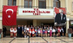 Edirne'de 23 Nisan, 8 Ülkeden Gelen 199 Çocukla Kutlandı