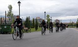Kayseri’de Bisikletli Polisler Şehrin Güvenliğini Sağlıyor