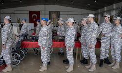 Ankara'da Engelliler Temsili Askerlik Yaptı