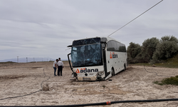 Kayseri'de Yolcu Otobüsü Yoldan Çıktı
