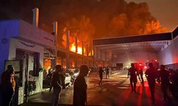 Adana'da Motosiklet Üretim Tesisinde Yangın