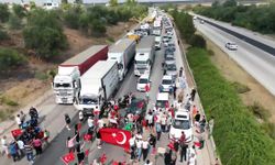 Adana'da Evleri İçin TAG otoyolunu Trafiğe Kapattılar