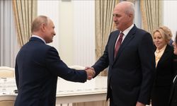 TBMM Başkanı Kurtulmuş, Putin ile Kremlin’de Bir Araya Geldi