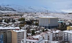 Erzurum’da Sonbaharda Kar Yağışı Başladı!