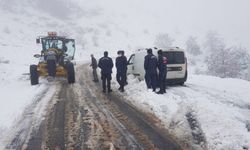 Sinop'ta Kar Yağdı Yaylada Mahsur Kalanlar Kurtarıldı