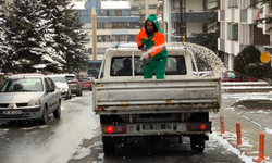 Çankaya'da Tuzlama Çalışmaları Sürüyor