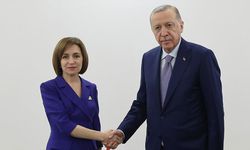 Cumhurbaşkanı Erdoğan, Moldova Cumhurbaşkanı ile Görüştü