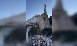 Mersin'de Şiddetli Rüzgar Sebebiyle Cami Minaresi Yıkıldı!