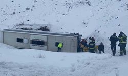 Erzincan'da Yürekleri Ağza Getiren Kaza: Yolcu Otobüsü Şarampole Uçtu!