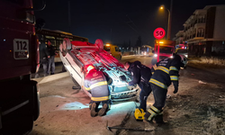 Eskişehir'de Korkutan Kaza: Araç Tramvay Hattı Direğine Çarptı