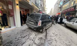 Ankara'da Geri Vitese Takılan Cip Dehşet Saçtı! 1 Yaralı