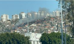 Antalya’da Dehşet Anları! Alevlerden Kaçmak için Camı Kırdı