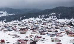 Çamlıdere’nin Benli Yaylasında Kar Etkili Oldu