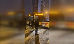 İstanbul’da Kar Yağışı Trafik Kazalarına Yol Açtı