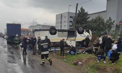 Tekirdağ’da Servis Faciası: Midibüs Takla Attı, 25 İşçi Yaralandı!