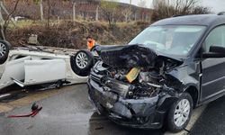 Konya’da Otomobil ile Kamyonet Çarpıştı: 3 Yaralı