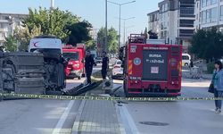 Bursa’da Polis Aracı Devrildi: 5 Kişi Hastaneye Kaldırıldı