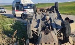 Çorum’da Lastiği Patlayan Araç Takla Attı: 4 Yaralı