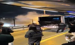 Metrobüste Yangın Paniği! Seferler Geçici Olarak Durduruldu