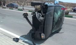 Kilis’te Kontrolden Çıkan Araç Takla Atıp Devrildi: 4 Yaralı