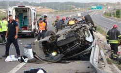 Kocaeli Otoyolu’nda Araç Takla Attı: 1 Ölü, 4 Yaralı