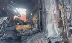 Silivri’de Korkutan Yangın: İtfaiye Aracı Alevlerin Arasında Kaldı!